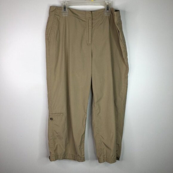 J.Jill Tan Capris Pants - Picture 1 of 5
